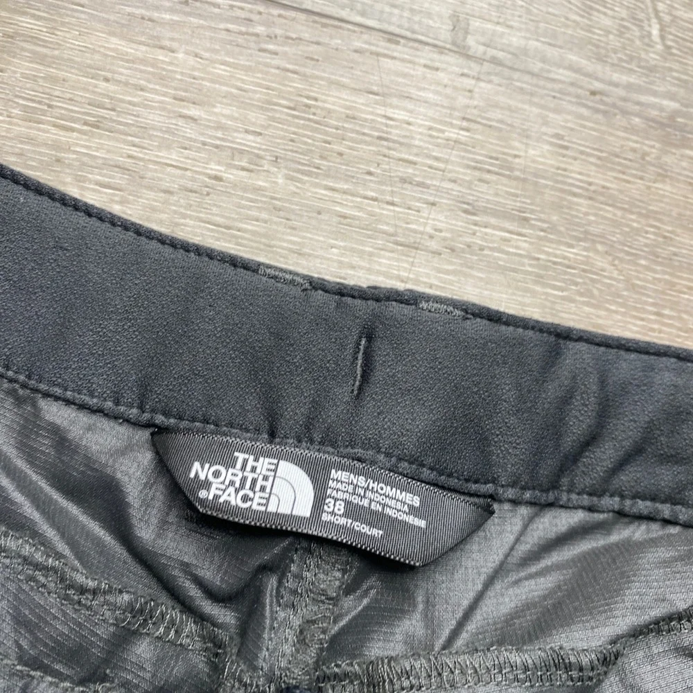 The North Face Pants Convertible Hiking Mens 38 Short Black Nylon Cargo Trekking